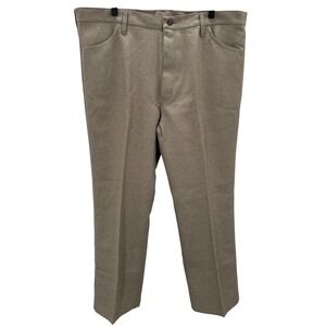 NWT Wrangler Mens Rancher Boot Jeans Tan Khaki Dress Pants Size 42x29